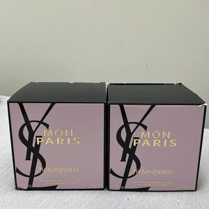 Yve Saint Laurent Mon Paris Perfumed BODY Cream 6.7fl.oz. Lot